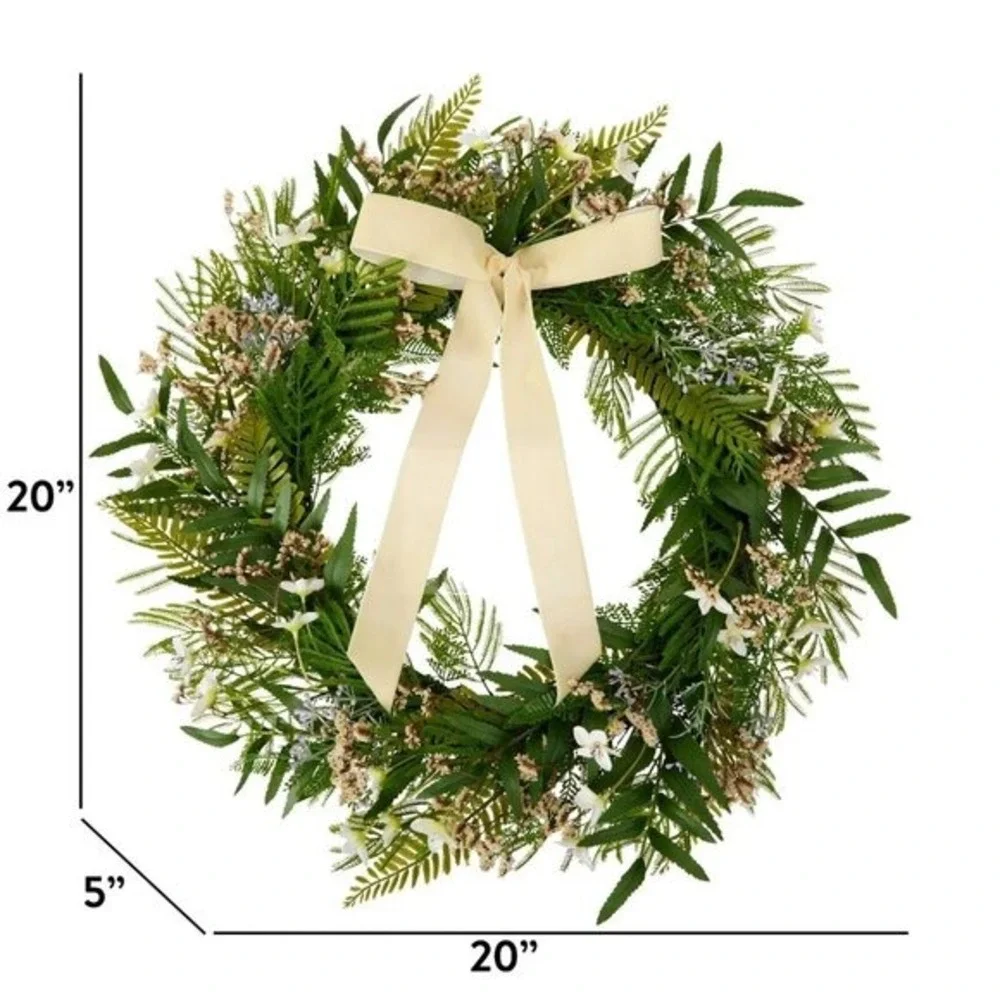 My Texas House greenery wreath